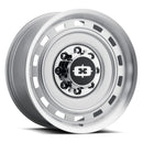 Vision American Muscle 54 Cheyenne Series Silver Wheels with Machined Lip 54-7981SML-12