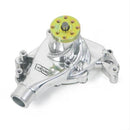 Weiand 9240P Aluminum Water Pump w/ "Twisted Snout" SB Chevy Long