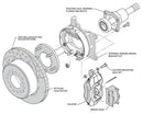 Wilwood Forged Dynalite Rear Parking Brake Kits 140-11828-D
