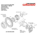 Wilwood AERO4 Big Brake Rear Parking Brake Kits 140-17673-R