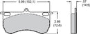 Wilwood Composite Metallic Brake Pads 150-15756K