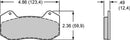 Wilwood Smart Pad BP-28 Brake Pads 150-28-6712K