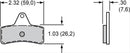 Wilwood Sintered Metallic Brake Pads 150-5602K