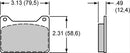 Wilwood Smart Pad BP-10 Brake Pads 150-8813K