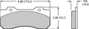 Wilwood Smart Pad BP-Q Brake Pads 150-Q-10120K