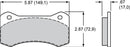 Wilwood Smart Pad BP-Q Brake Pads 150-Q-6617K