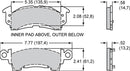 Wilwood Smart Pad BP-10 Brake Pads 150-10-D0052K