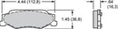 Wilwood Smart Pad BP-30 Brake Pads 150-30-D0732K