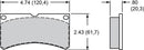 Wilwood Smart Pad BP-40 Brake Pads 150-40-10420K