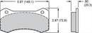 Wilwood PolyMatrix B Compound Brake Pads 15B-13009K
