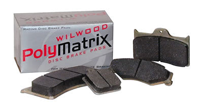 Wilwood 15E-6096K PolyMatrix E Compound Brake Pads, Front - Semi-Metallic