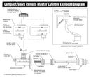 Wilwood Compact Remote Flange Mount Master Cylinders 260-10376