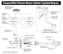 Wilwood Compact Remote Side Mount Master Cylinders 260-12387