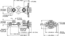 Wilwood Aluminum Tandem Master Cylinders 260-14243-BK