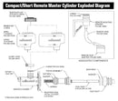Wilwood Compact Remote Flange Mount Master Cylinders 260-14784