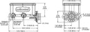 Wilwood Aluminum Tandem Compact Master Cylinders 260-14959-P