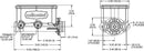 Wilwood Aluminum Tandem Compact Master Cylinders 260-14960-P
