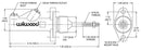Wilwood Compact Remote Reservoir Master Cylinders 260-6089