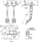 Wilwood Brake/Clutch Pedal Assemblies 340-13835