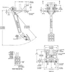 Wilwood Swing Mount Tru-Bar Pedal Assemblies 340-16387