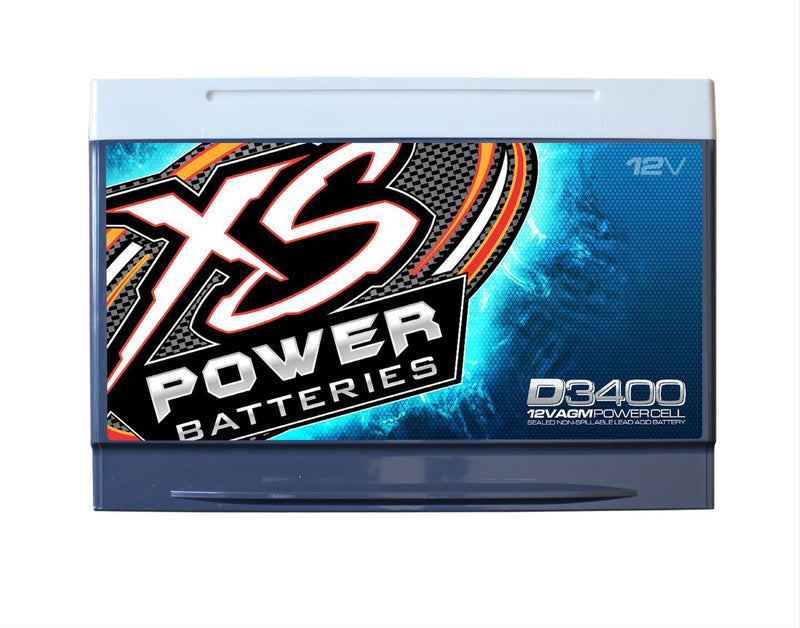 XS Power D3400 AGM Battery 1,012 Cranking Amps BCI Group 34