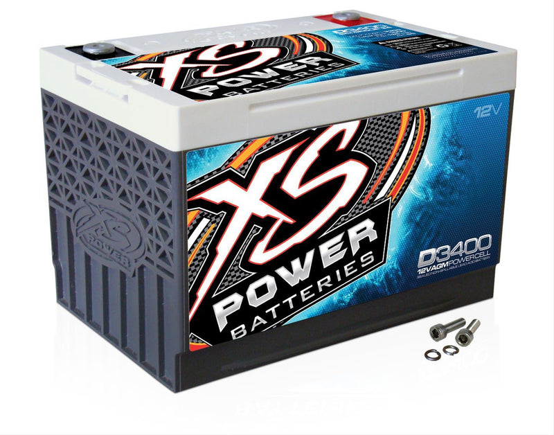 XS Power D3400 AGM Battery 1,012 Cranking Amps BCI Group 34