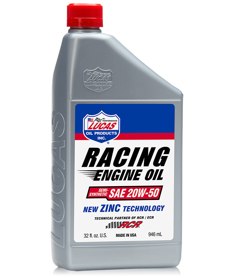 LUCAS OIL 10615 RACING ONLY MOTOR OIL SYNTHETIC SAE 20W-50 - 1 QUART