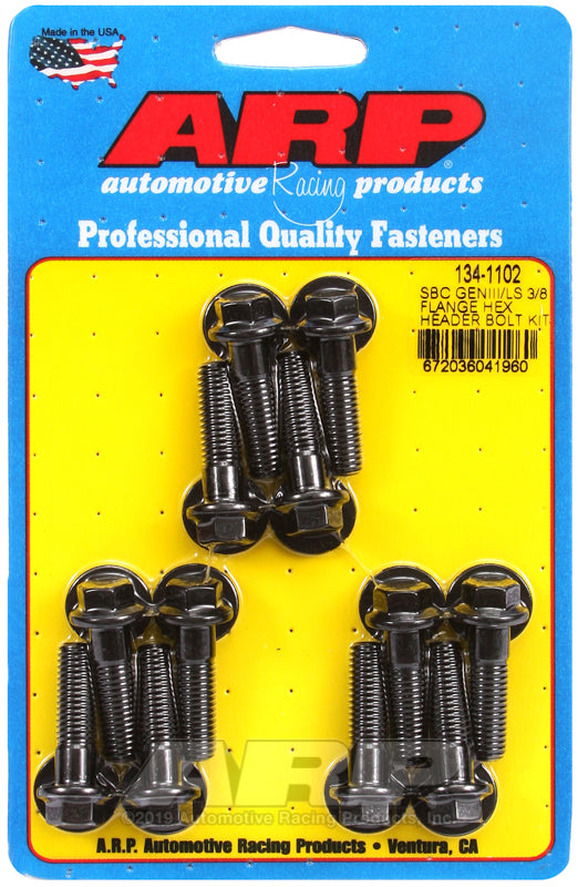 ARP 134-1102 SBC/GENIII LS 3/8 flange hex header bolt kit