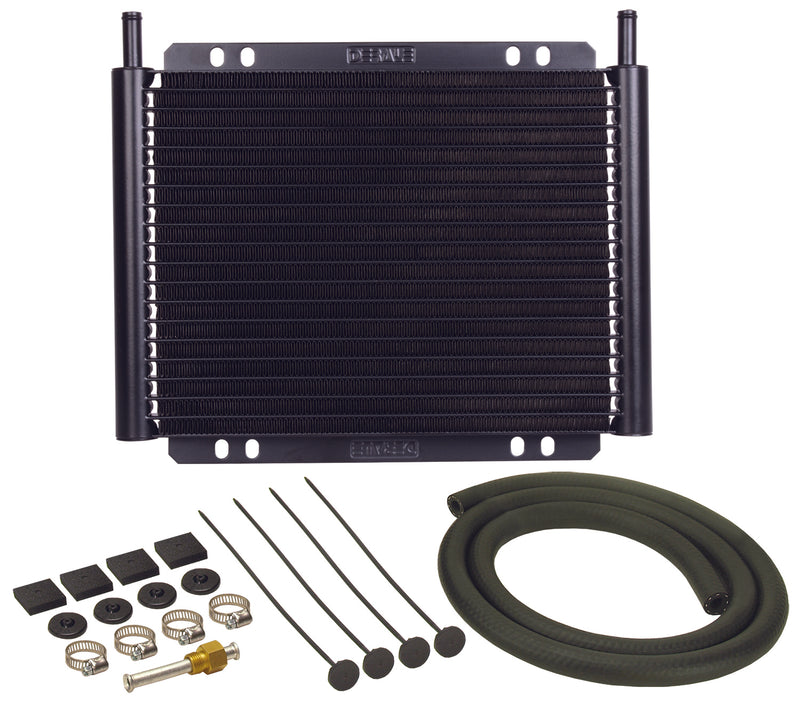 Derale 13503 18 Row Series 8000 Plate & Fin Transmission Cooler Kit