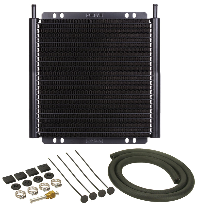 Derale 13504 24 Row Series 8000 Plate & Fin Transmission Cooler Kit