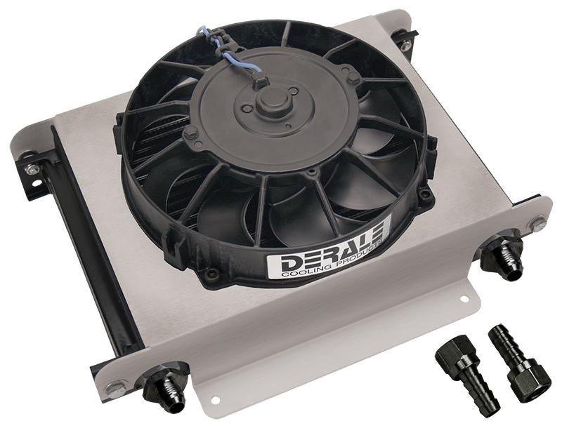 Derale 13760 25 Row Hyper-Cool Remote Cooler, -6AN