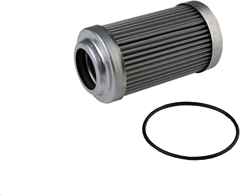 AEROMOTIVE 12635 REPLACEMENT FILTER ELEMENT, 40-MICRON STAINLESS MESH, FITS ALL 2" OD FILTER HOUSINGS