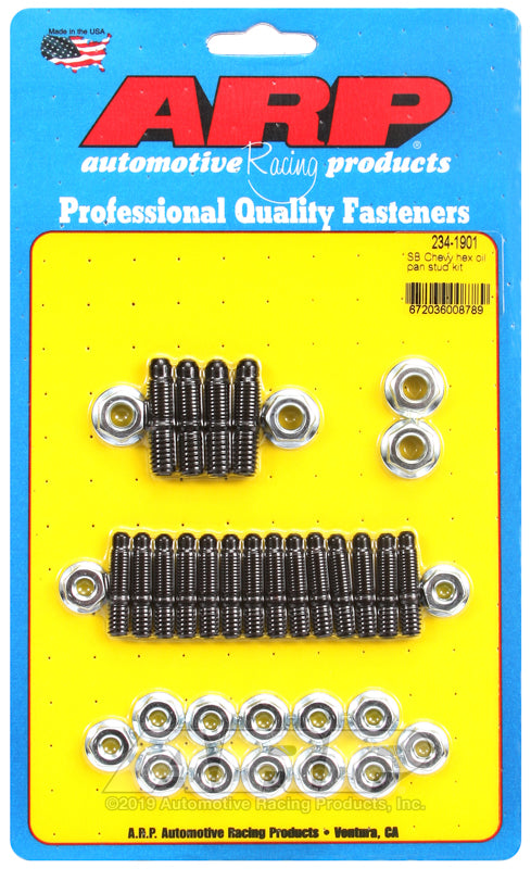 ARP 234-1901 SB Chevy hex oil pan stud kit