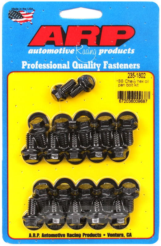 ARP 235-1802 BB Chevy hex oil pan bolt kit