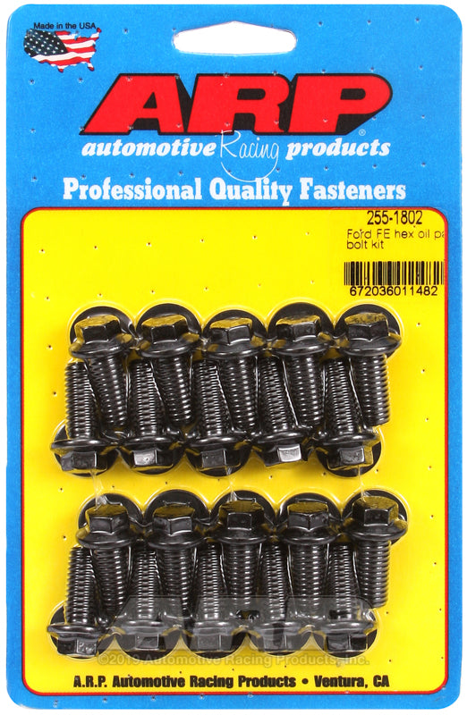 ARP 255-1802 Ford FE hex oil pan bolt kit