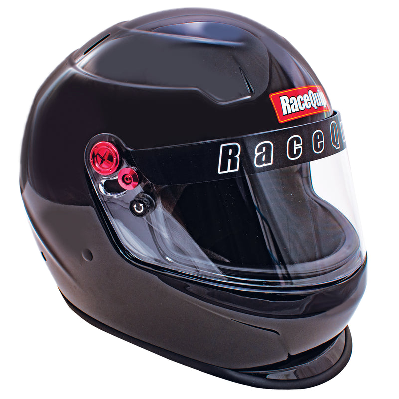 Racequip 276005 PRO20 Full Face Helmet Snell SA2020 Gloss Black Large