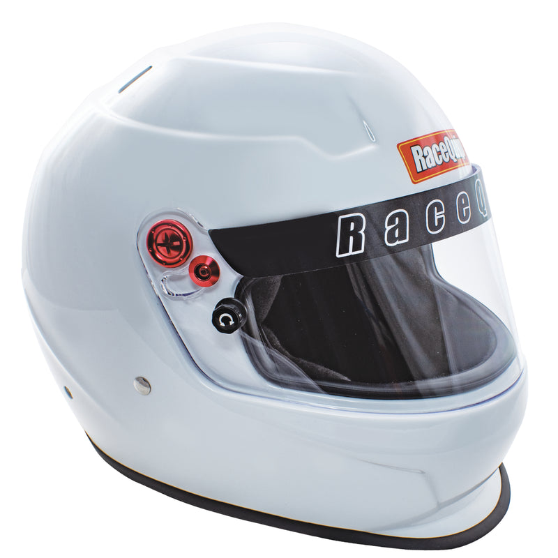 Racequip 276117 PRO20 Full Face Helmet Snell SA2020 Gloss White 2XL