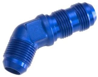 Redhorse Performance 837-04-1 -04 Male AN/JIC Bulkhead Adapters 45 Degree - Blue