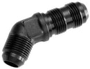 Redhorse Performance 837-03-2 -03 Male AN/JIC Bulkhead Adapters 45 Degree - Black