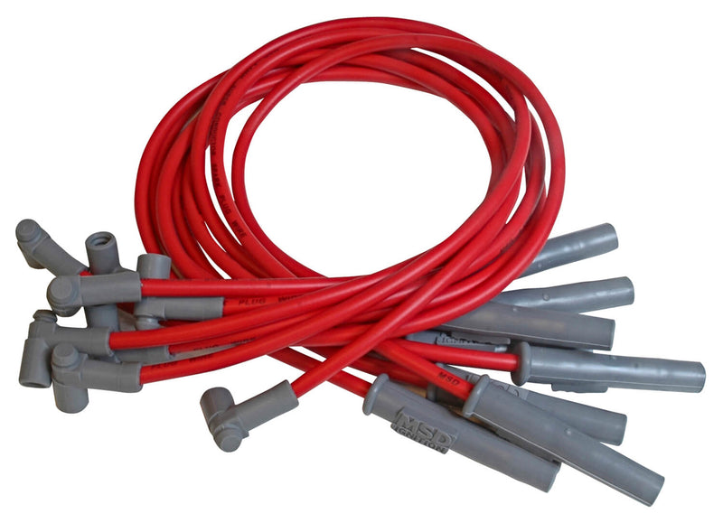 MSD 32749 Super Conductor Spark Plug Wire Set, 318-360 HEI, For MSD Distributor