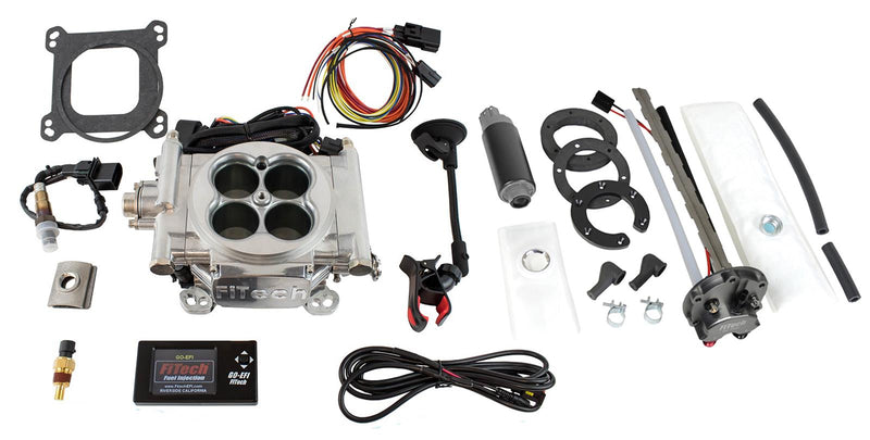 FiTech 36201 Go EFI 4 - 600 HP Self-Tuning Fuel Injection System w/ Go Fuel In-Tank Module