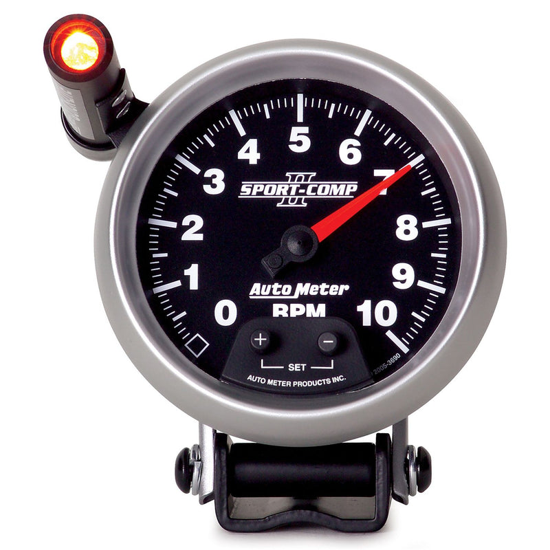 Autometer 3690 Sport-Comp II 3-3/4" Pedestal Tachometer, 0-10,000 RPM