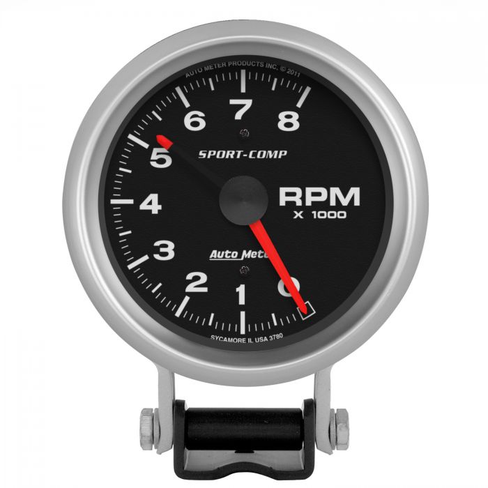 Autometer 3780 Sport-Comp Standard Tachometer 3-3/4"