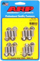 ARP 400-1108 3/8 x .750 SS hex header bolt kit