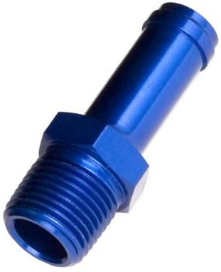 Redhorse Performance 840-16-12-1 -16 (1") Od Hose Nipple To -12 (3/4") NPT Male - Straight - Blue