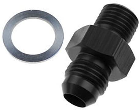 Redhorse Performance 8262-06-04-2 -06 Male AN/JIC Flare To 1/4"NPSM Transmission Fitting -Black-2Pcs