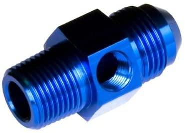 Redhorse Performance 9194-06-04-1 -06 Male AN/JIC To -04 (1/4") NPT Male With 1/8" NPT Hex - Blue
