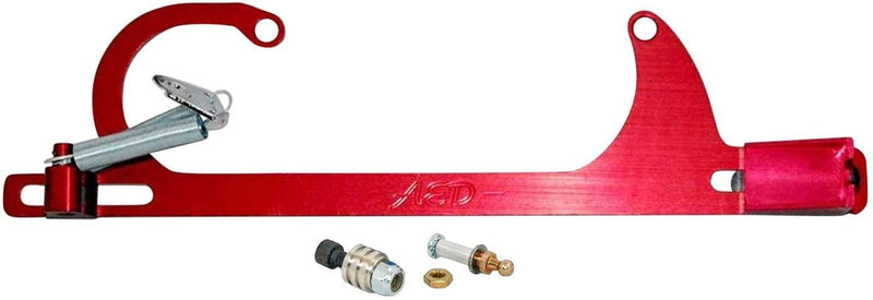 AED 6601R Billet Throttle Cable and Spring Bracket - Red