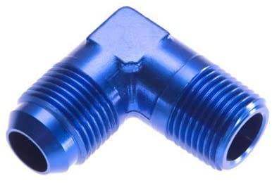 Redhorse Performance 822-06-04-1 -06 90 Degree Male Adapter To -04 (1/4") NPT Male - Blue