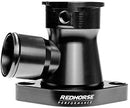Redhorse Performance 4910-383-24-2 1.50"  Hose Aluminum Filler Neck For All V8 Chevy - Black